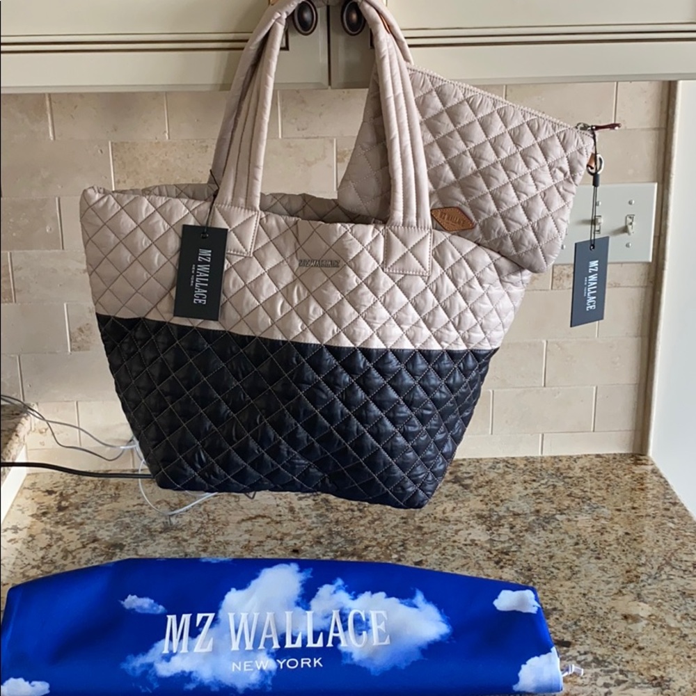 MZ Wallace Medium Metro Tote & Metro Pouch